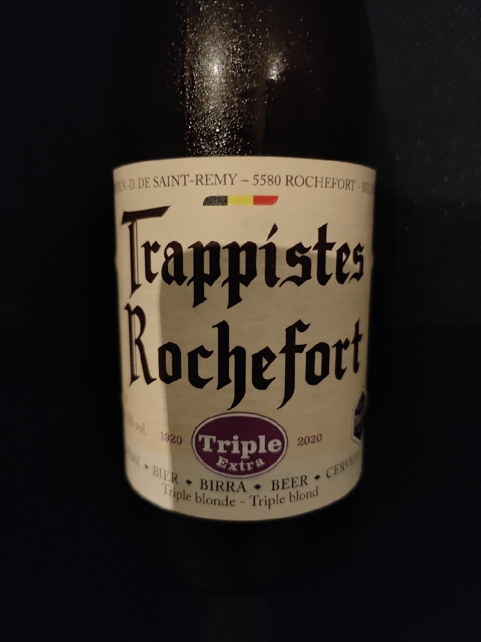 Trappistes Rochefort Triple Extra, Abbaye Notre-Dame de Saint-Rémy
