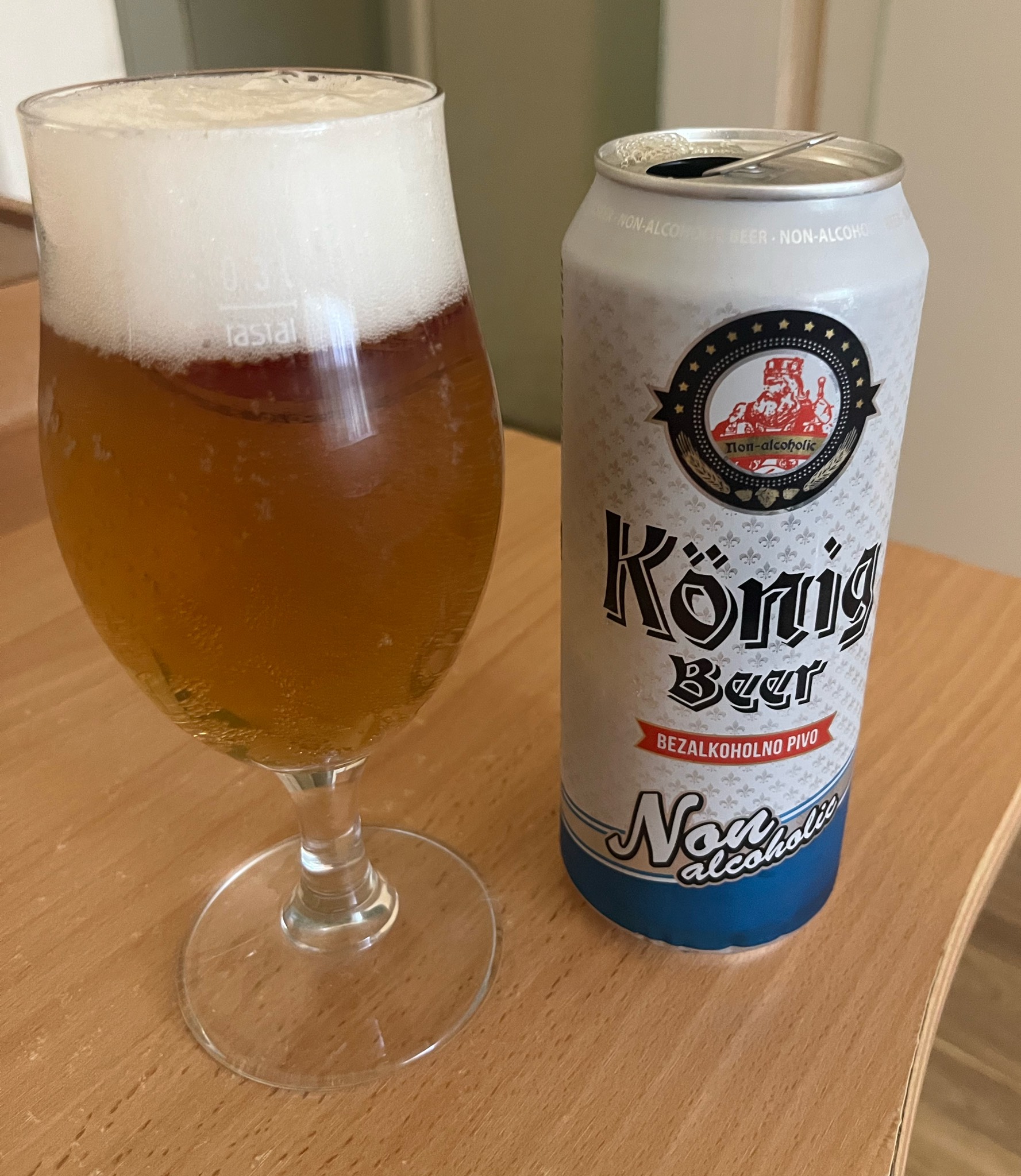 König beer non alcoholic, Browar Łomża (Van Pur)