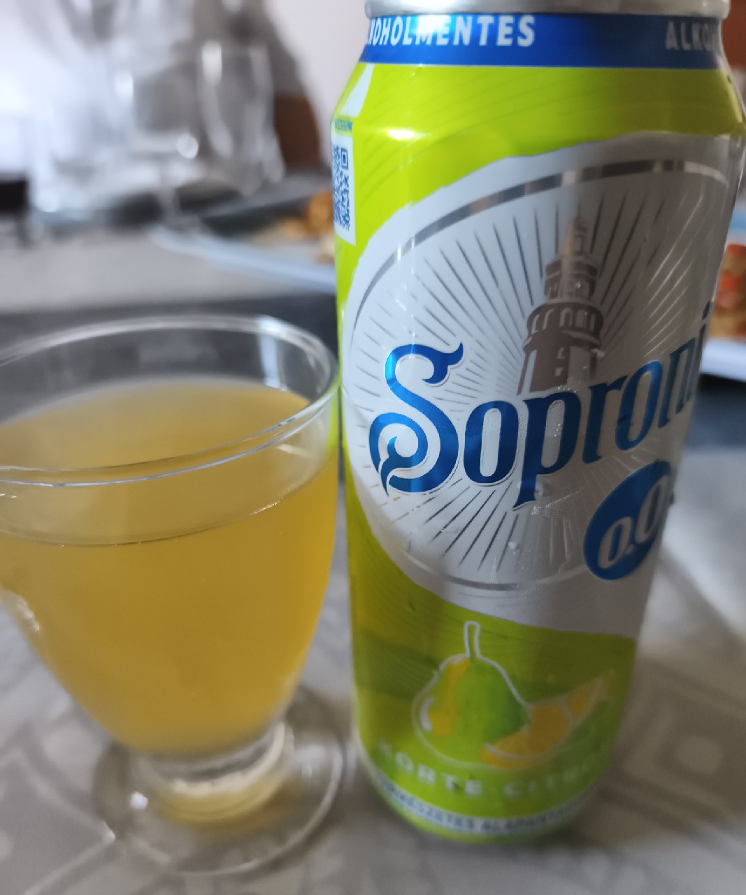 Soproni Radler 0.0% Körte-Citrom, Soprony Brewery (Heineken Hungária)