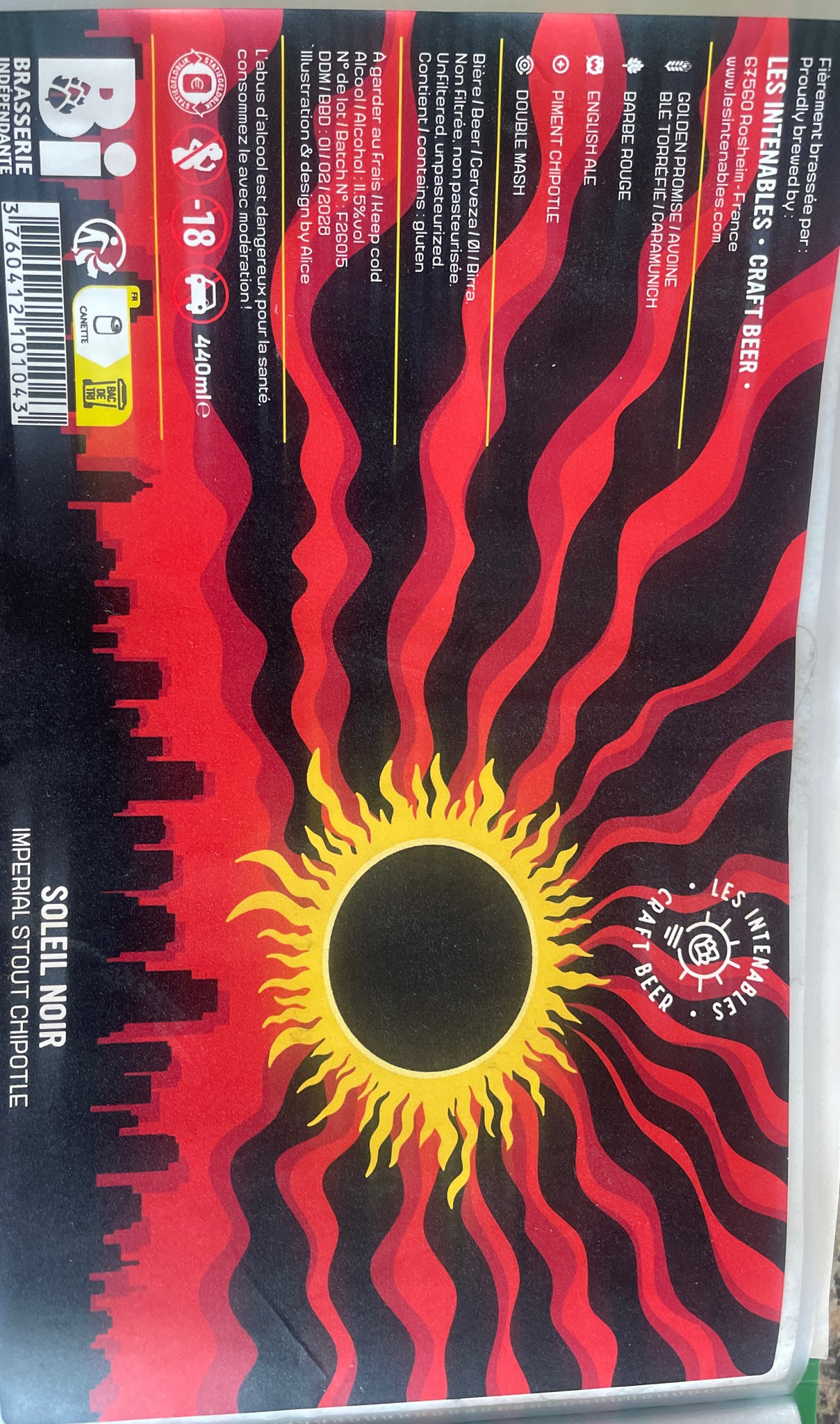 soleil noir, France