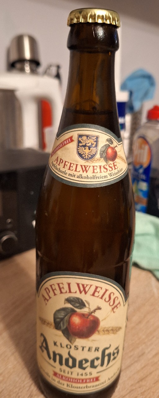 Kloster Andechs Apfelweisse Alkoholfrei, Klosterbrauerei Andechs