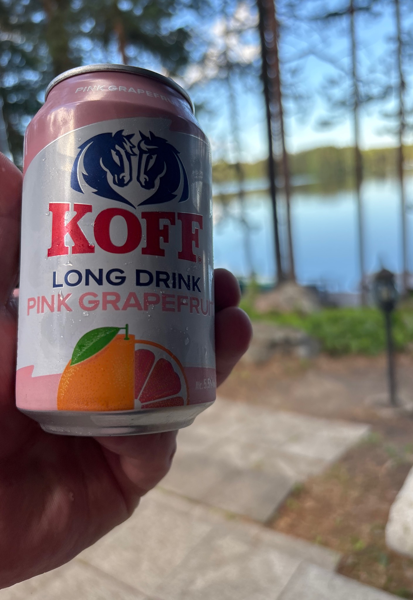 KOFF Long Drink Gin & Pink Grapefruit, Finland