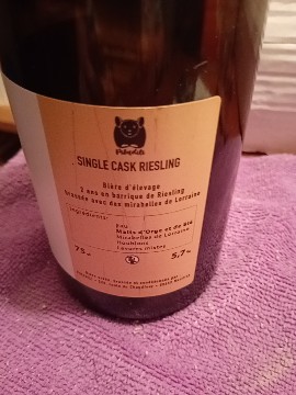 single cask riesling, Brasserie Pikadili