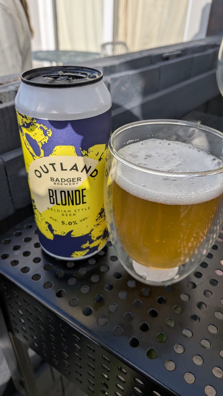 Outland Blonde, Badger Brewery (Hall & Woodhouse)