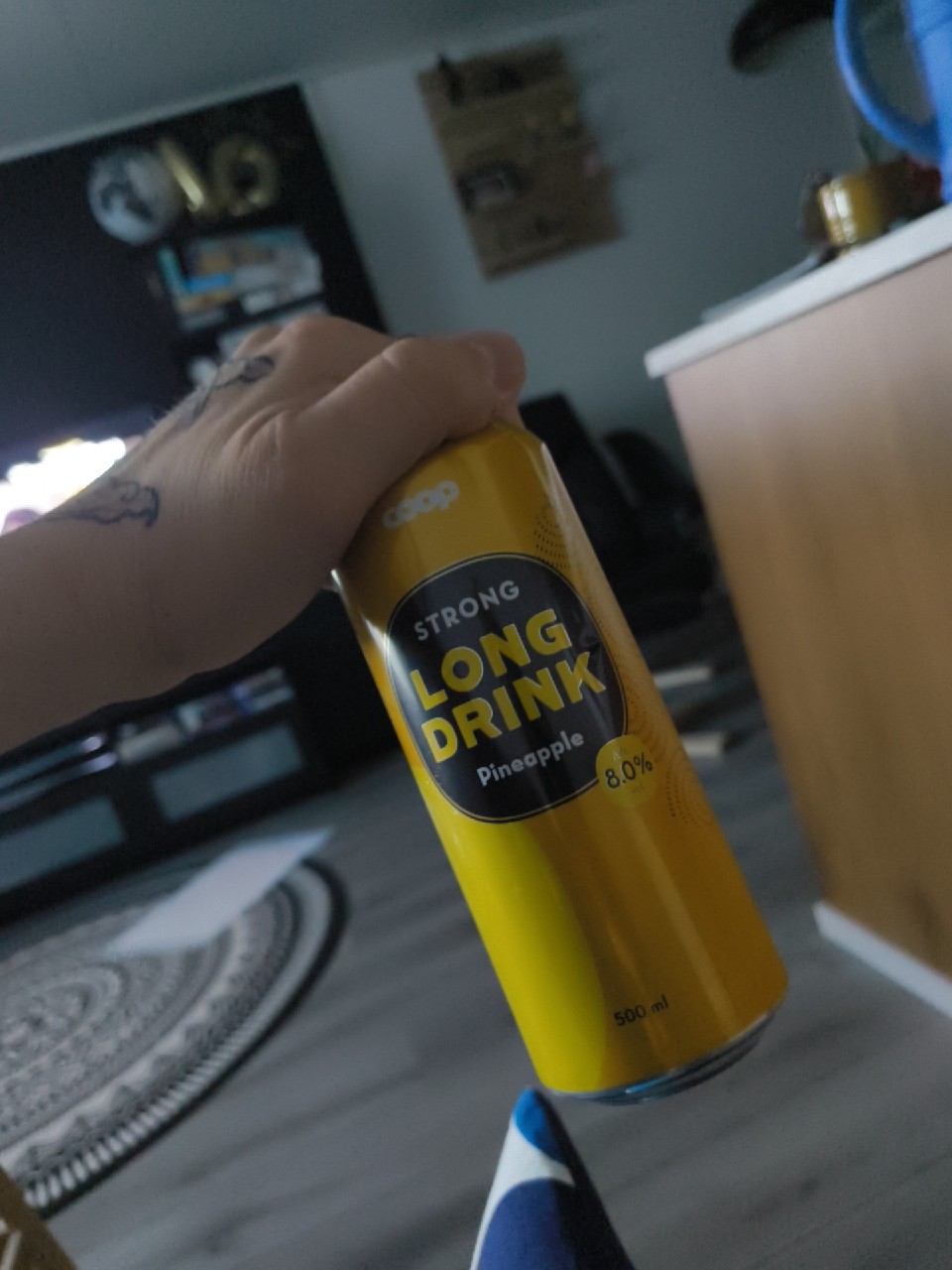 Coop Strong Long Drink Pineapple, Finland