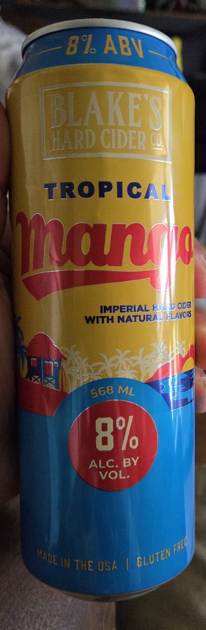 tropical mango, Blake's Hard Cider Co.