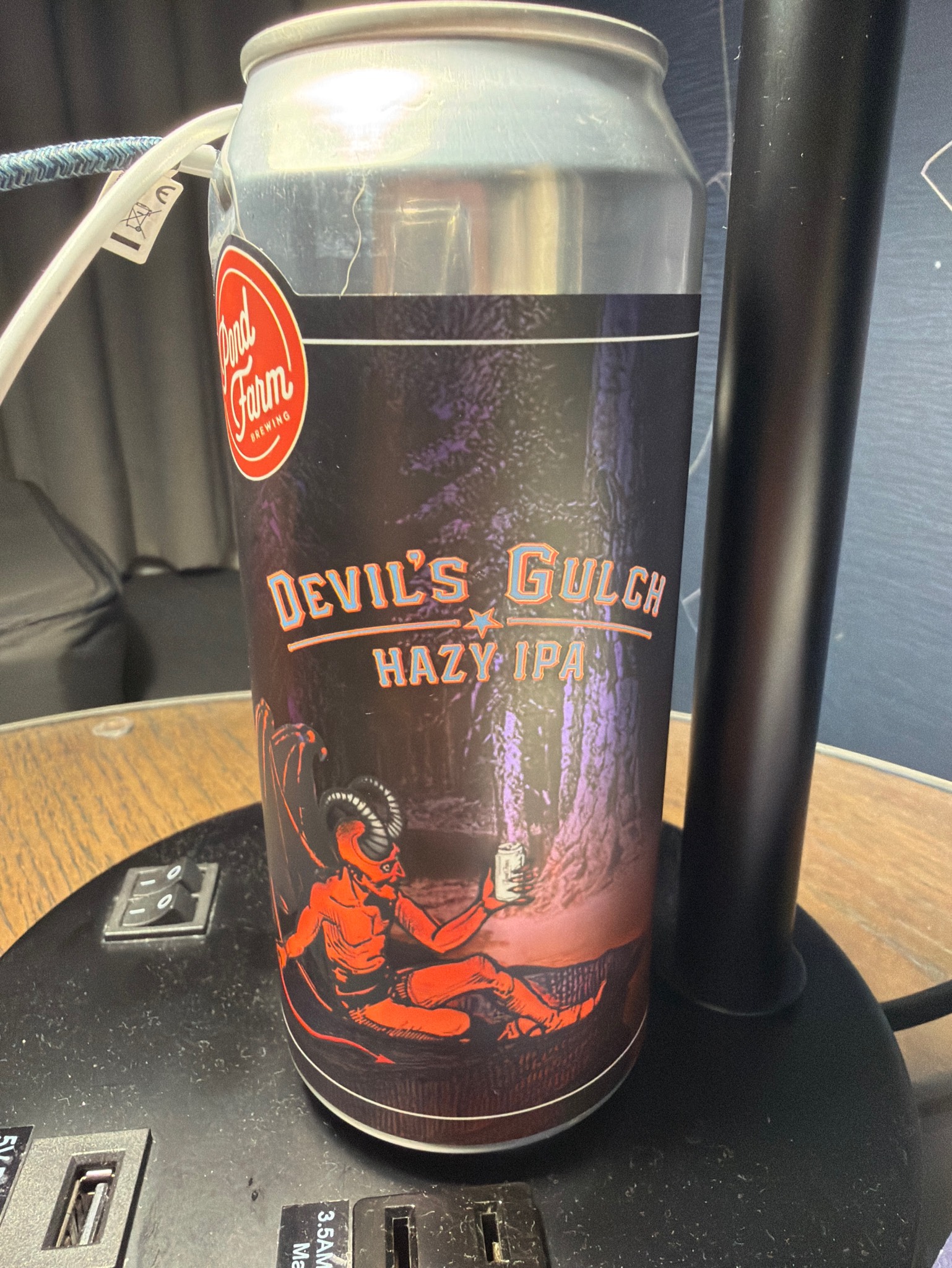 Devil's gulch hazy ipa, Pond farm brewing