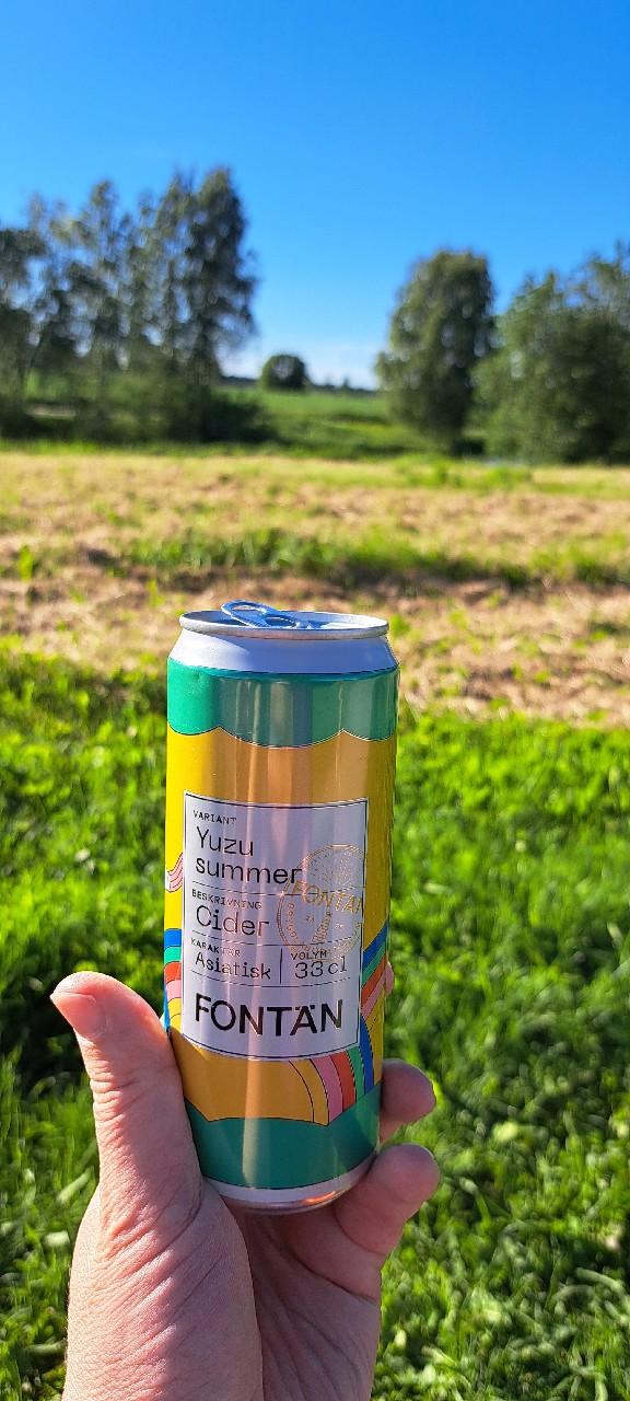 Yuzu Summer Fontän, Kiviks Musteri / Kivik Cider Factory