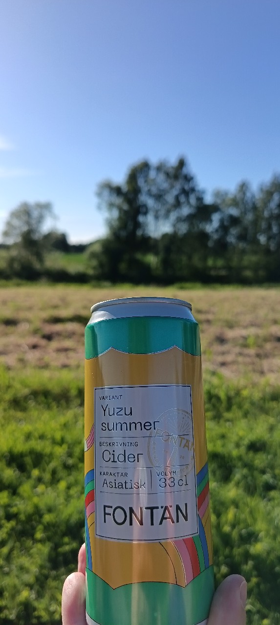 Yuzu Summer Fontän, Kiviks Musteri / Kivik Cider Factory