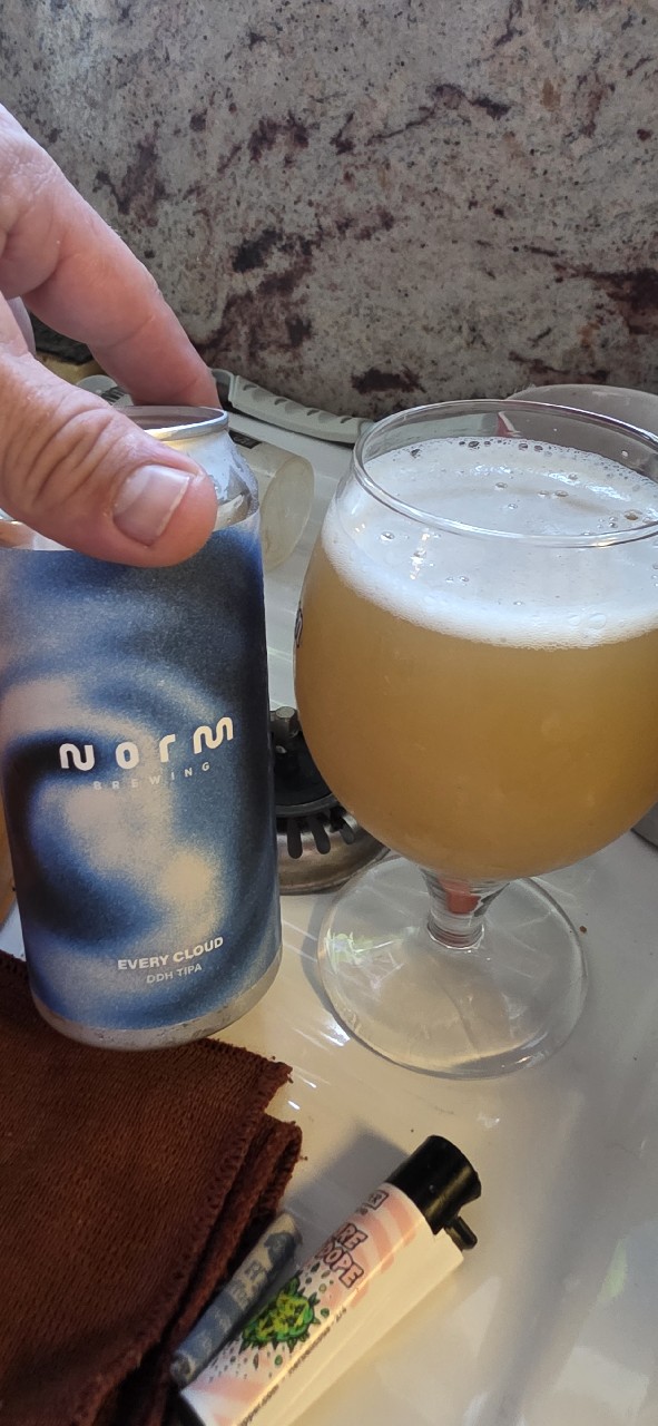 Norm brewing every cloud, Norm Brewing