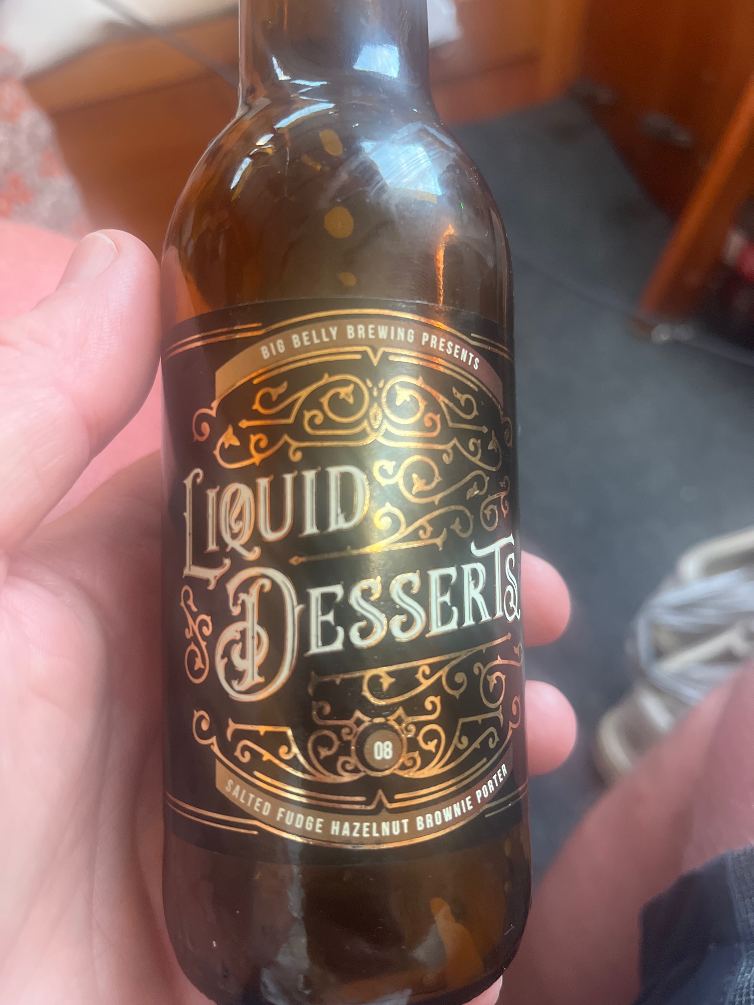 Liquid Desserts 08: Salted Fudge Hazelnut Brownie Porter, Big Belly Brewing Company