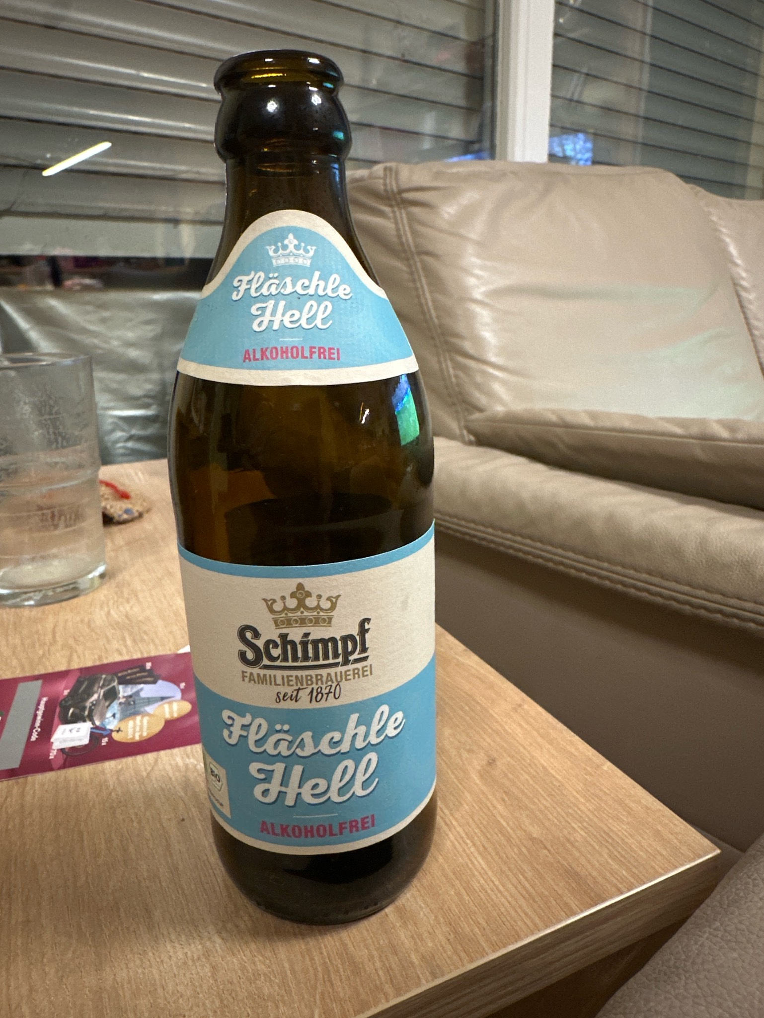 Schimpf Fläschle Hell, Kronenbrauerei Schimpf