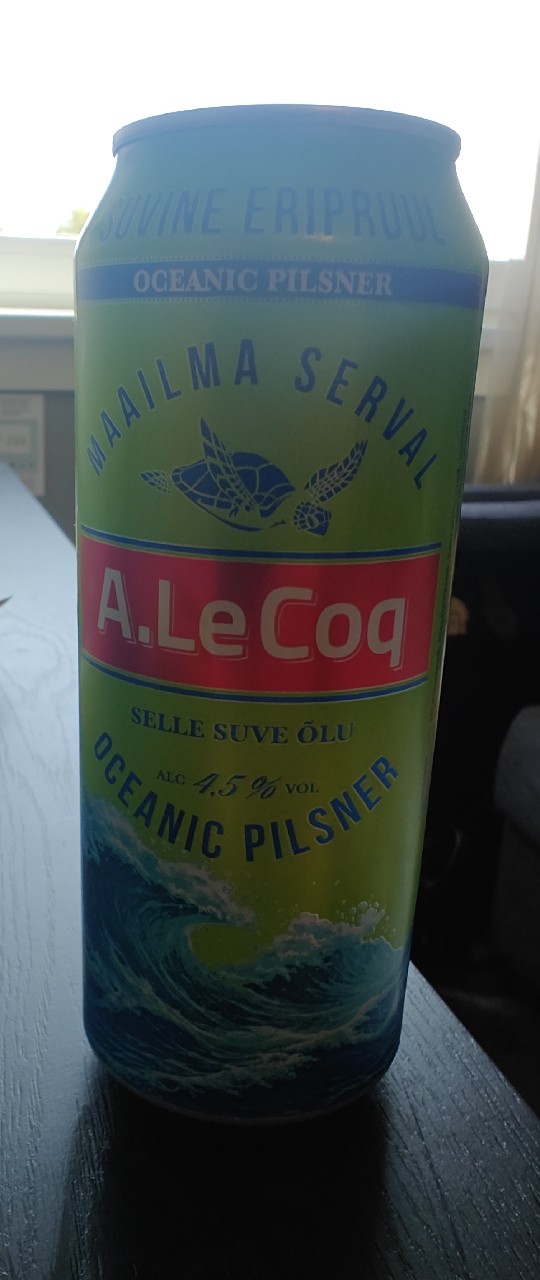 A Le Coq Oceanic Pilsner, A. Le Coq (Olvi)