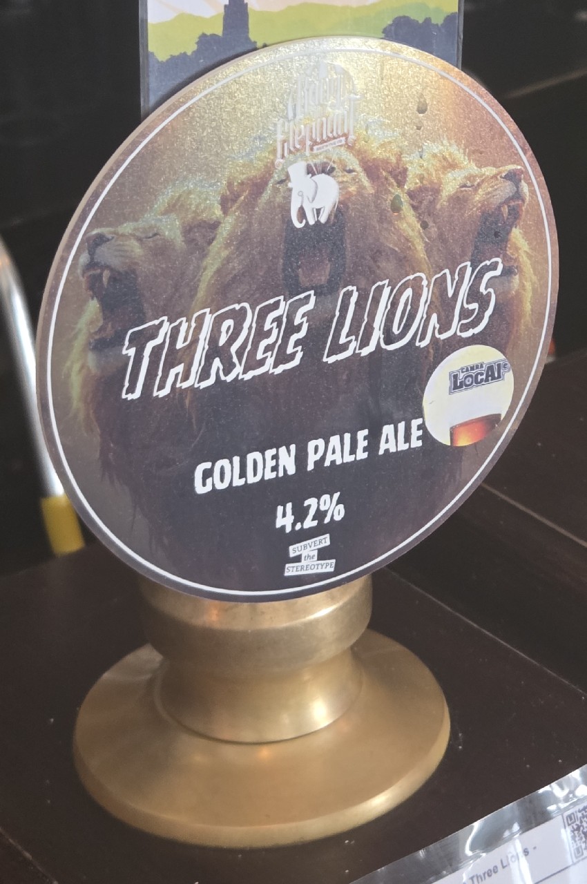 Three Lions, Bang The Elephant Brewing co