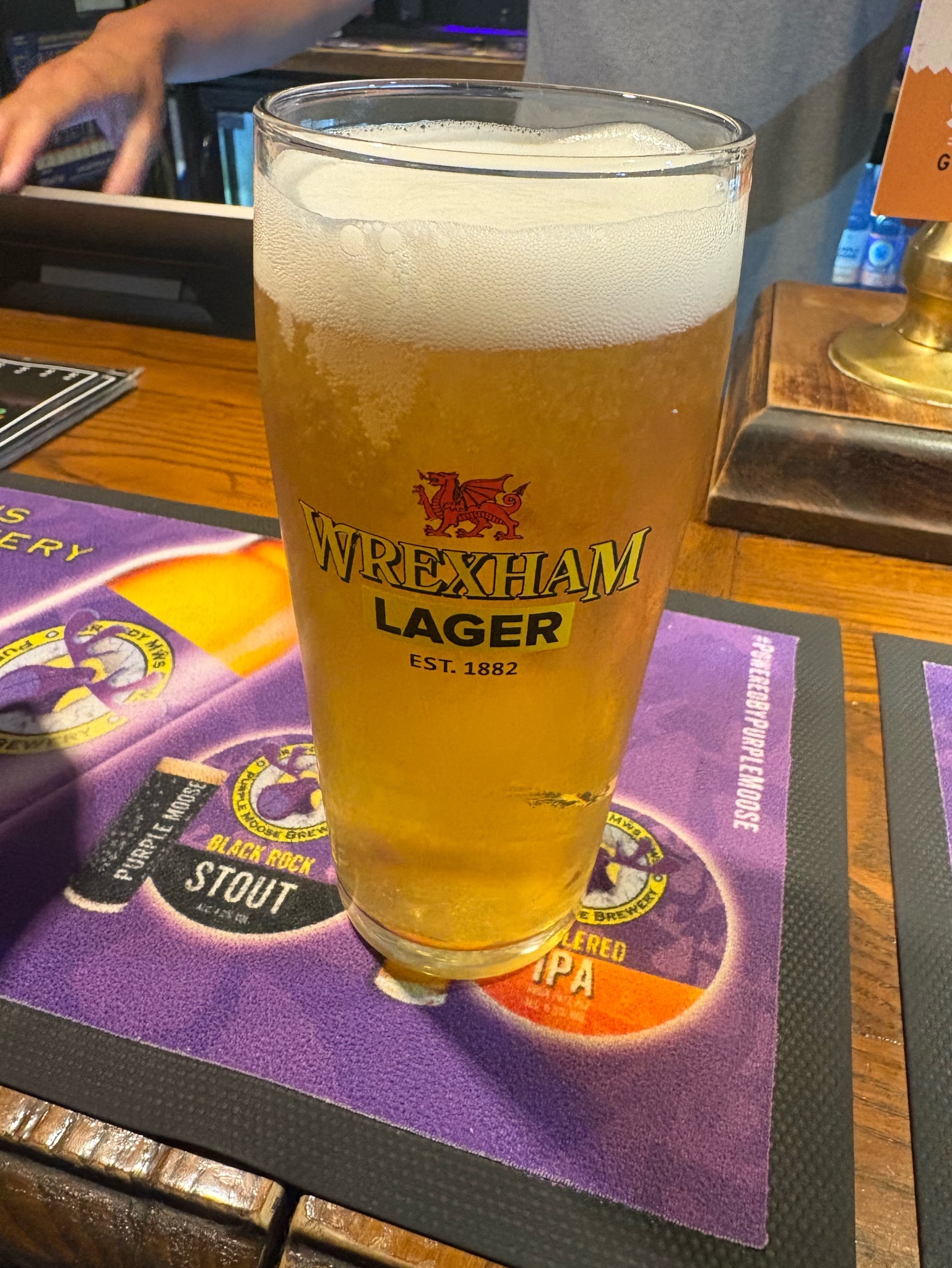Wrexham Lager, Wales