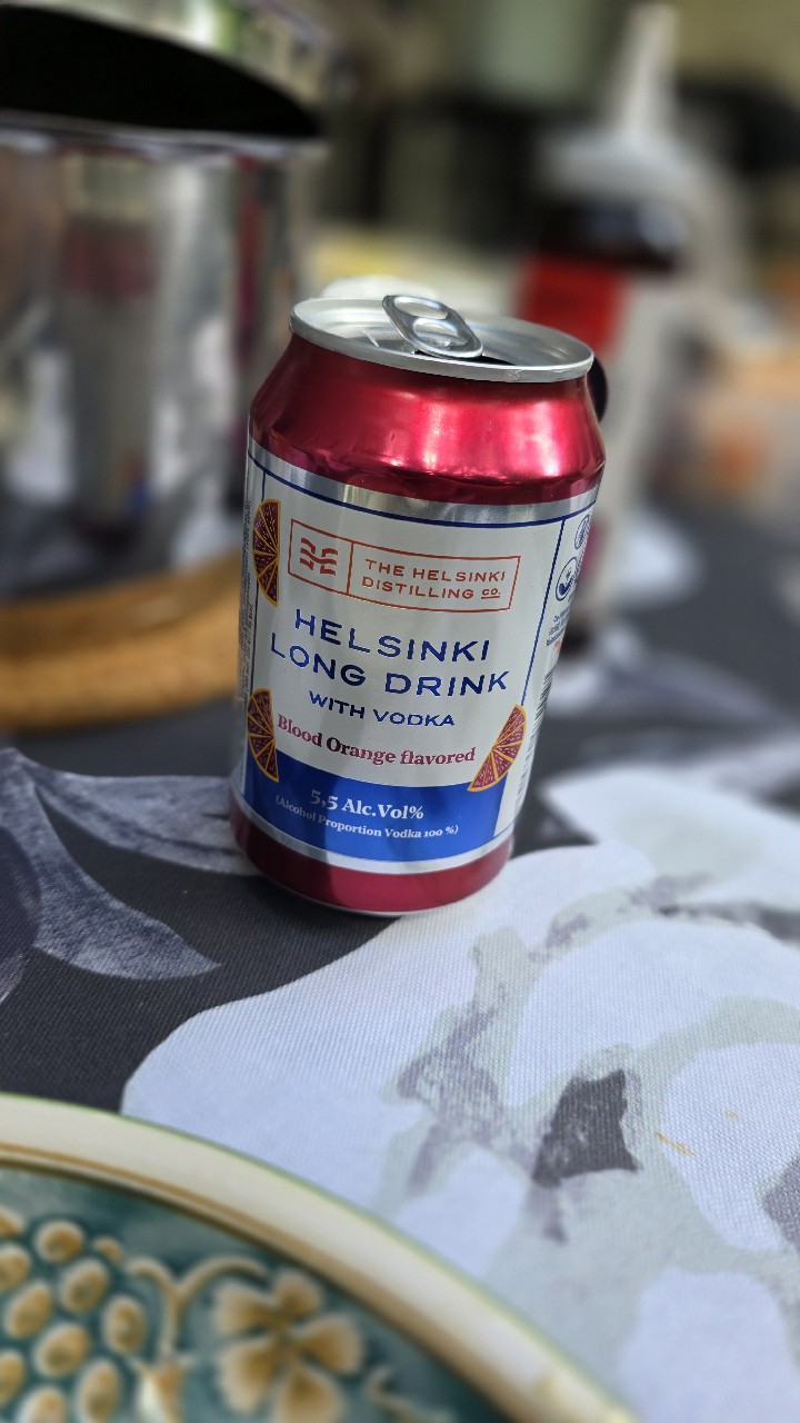 Helsinki Long Drink: Vodka & Blood Orange, Finland