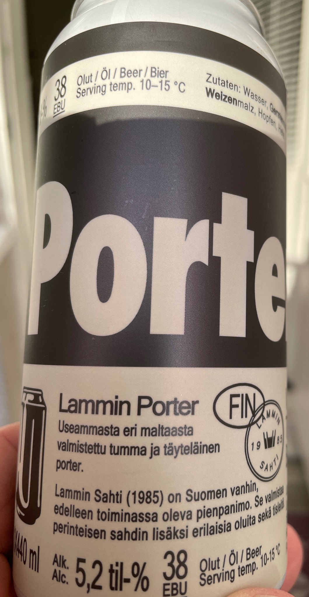 Lammin Sahti Porter, Finland