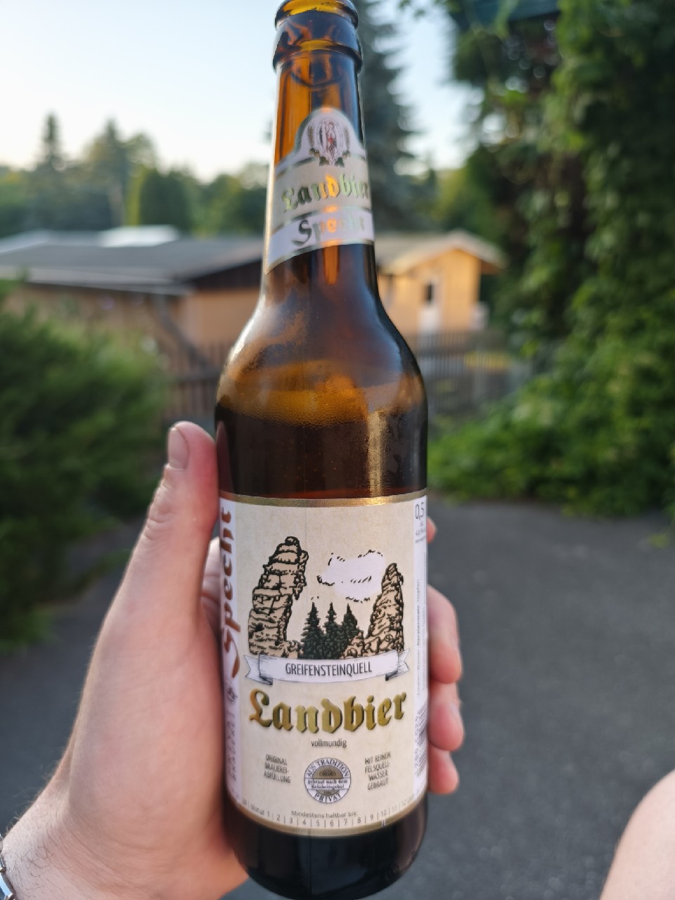 Greifensteinquell Landbier, Privatbrauerei Specht Ehrenfriedersdorf