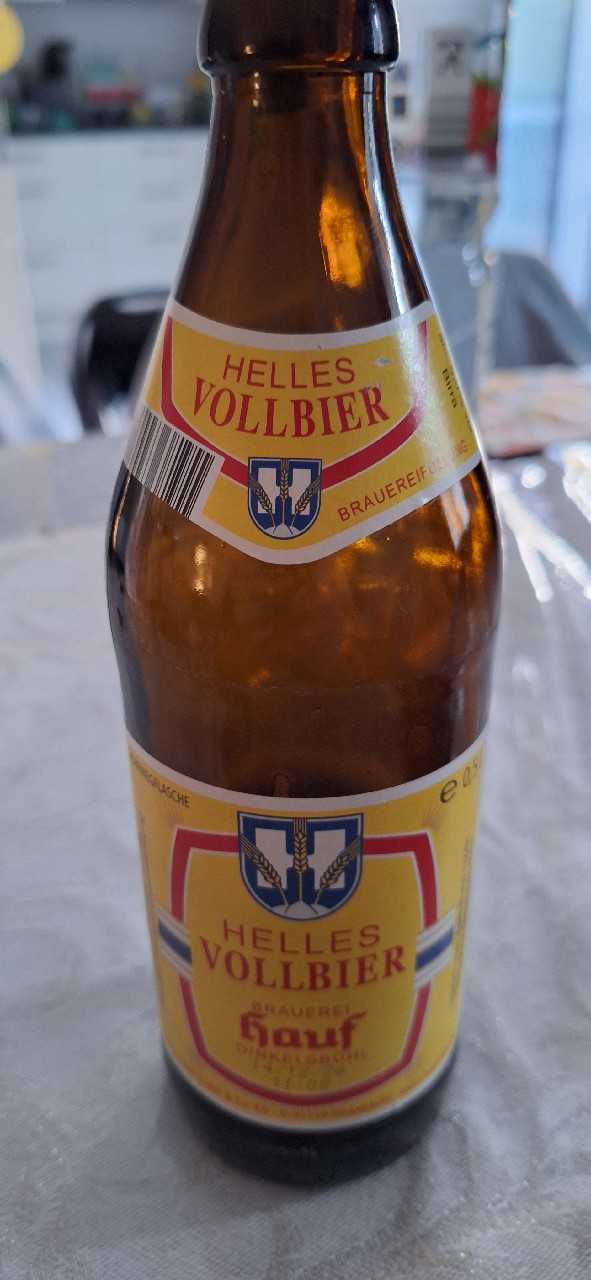 Helles Vollbier, Brauerei Hauf Dinkelsbühl