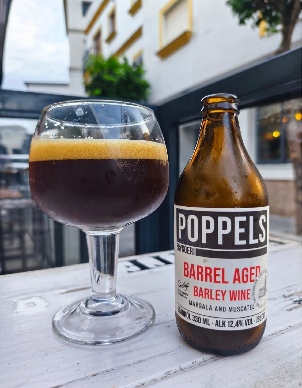 Barrel Aged Barley Wine: Marsala And Muscatel, Poppels Bryggeri