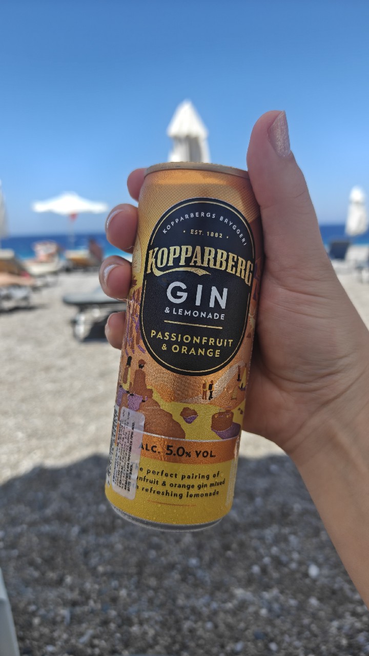 Kopparberg Gin & Lemonade - Passionfruit & Orange, Kopparbergs Bryggeri