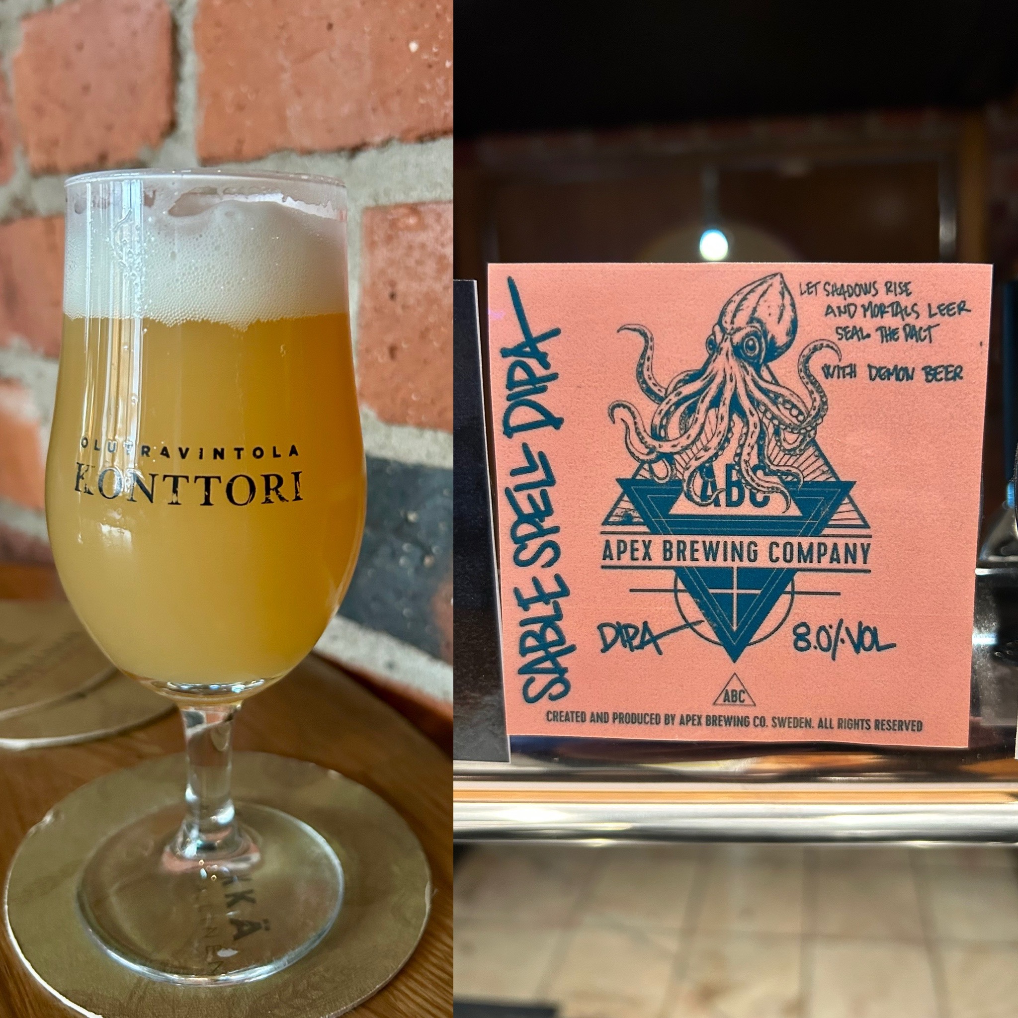 Sable Spell DIPA, Apex Brewing Company