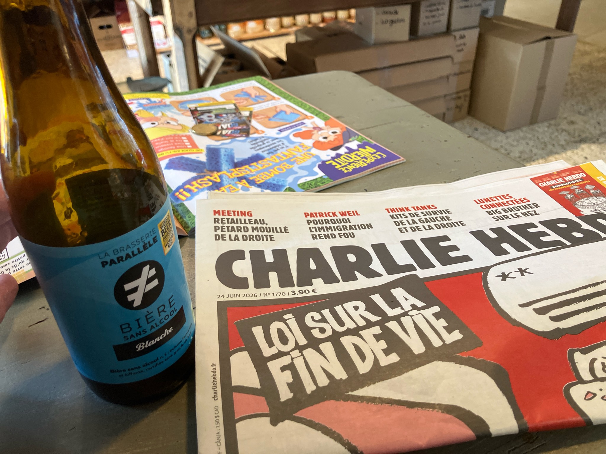 Bière Sans Alcool Blanche, France