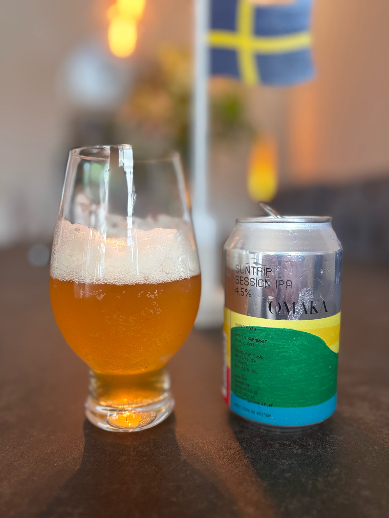 Suntrip Session IPA, Omaka