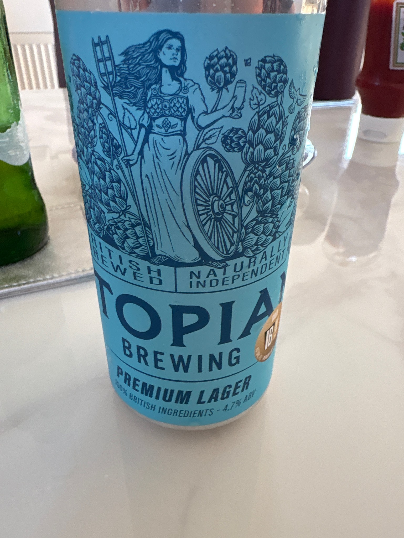 Premium British Lager, Utopian Brewing Ltd.