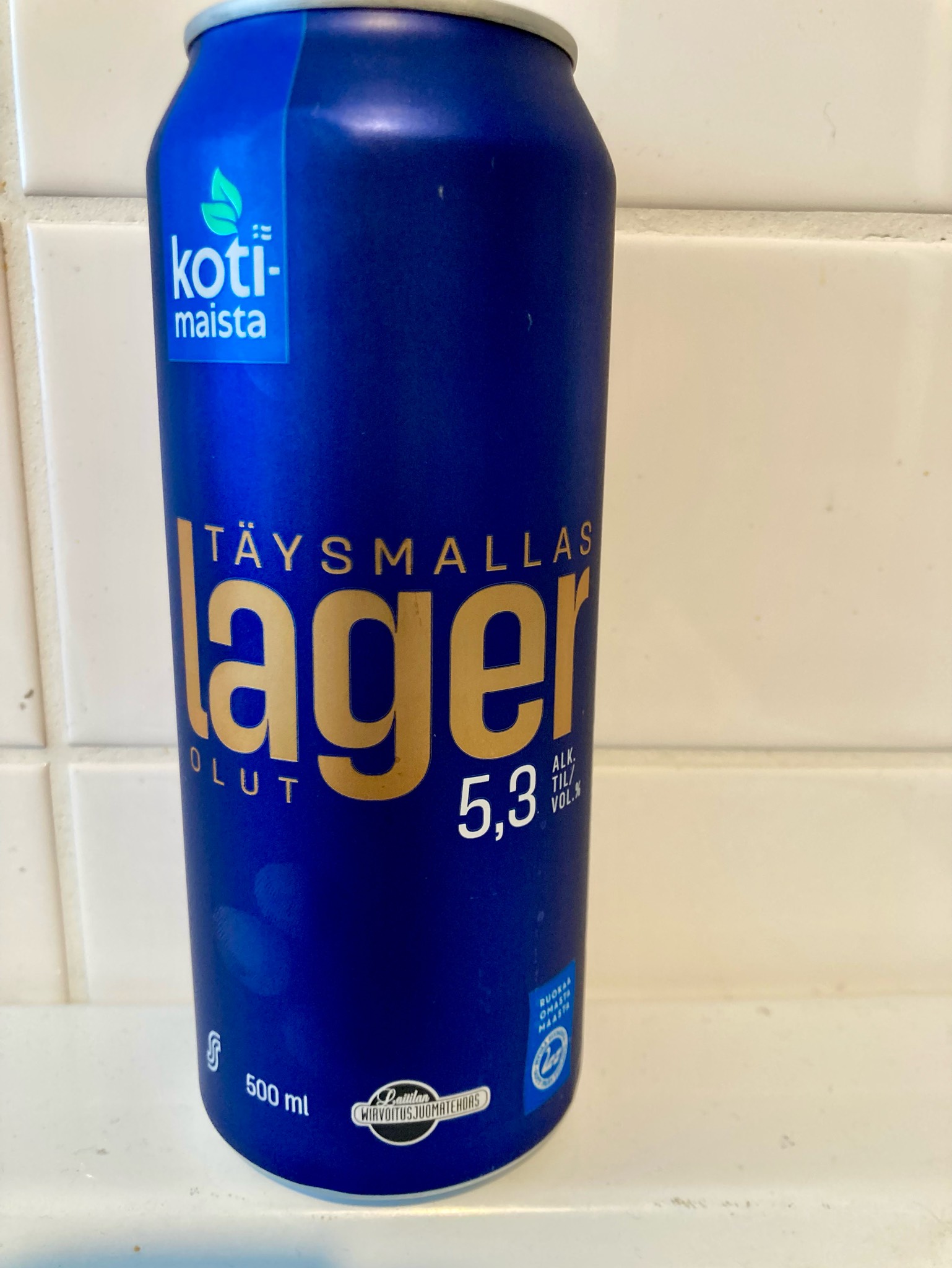Kotimaista Täysmallas Lager 5.3%, Finland