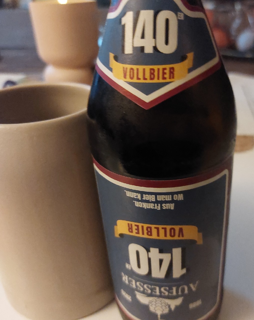 Aufsesser 140er Vollbier, Brauereigasthof Rothenbach (Aufsesser Brauerei)