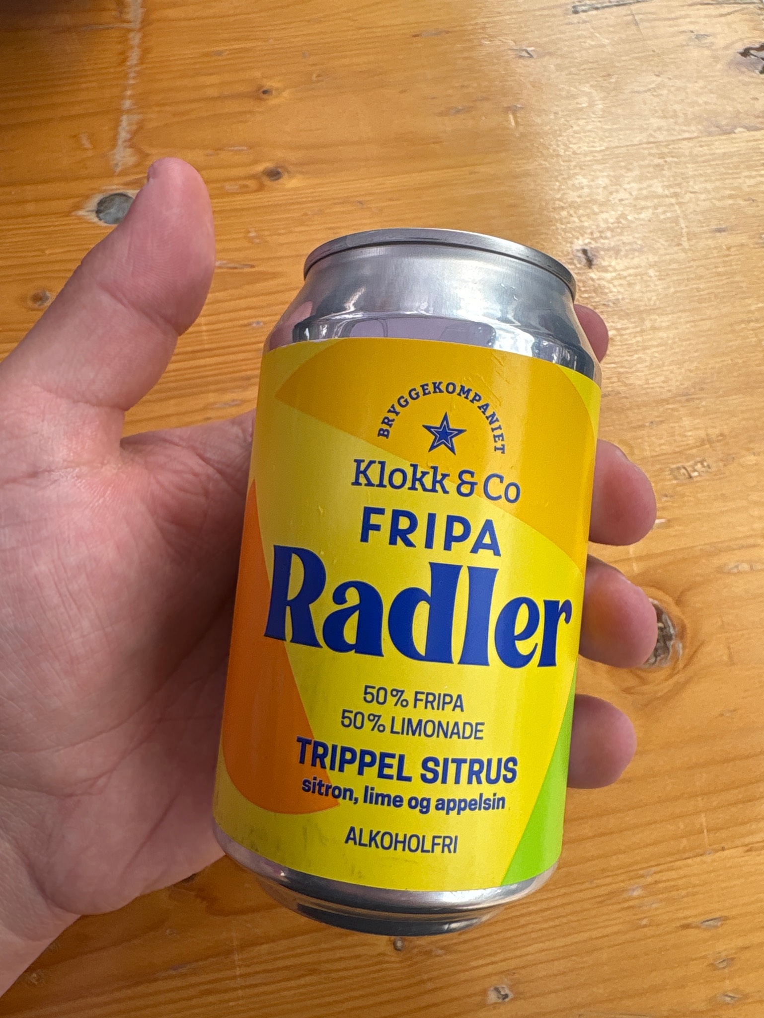FRIPA Radler Trippel Sitrus, Klokk & Co.