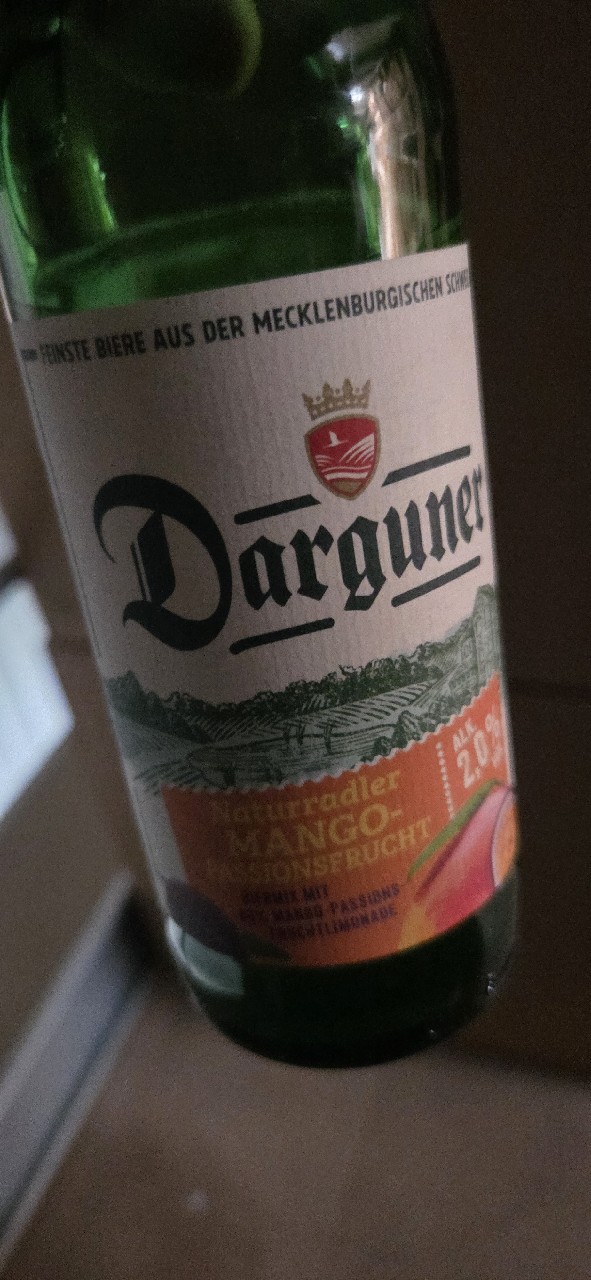 Darguner Naturradler Mango-Passionsfrucht, Darguner Brauerei (Harboe)