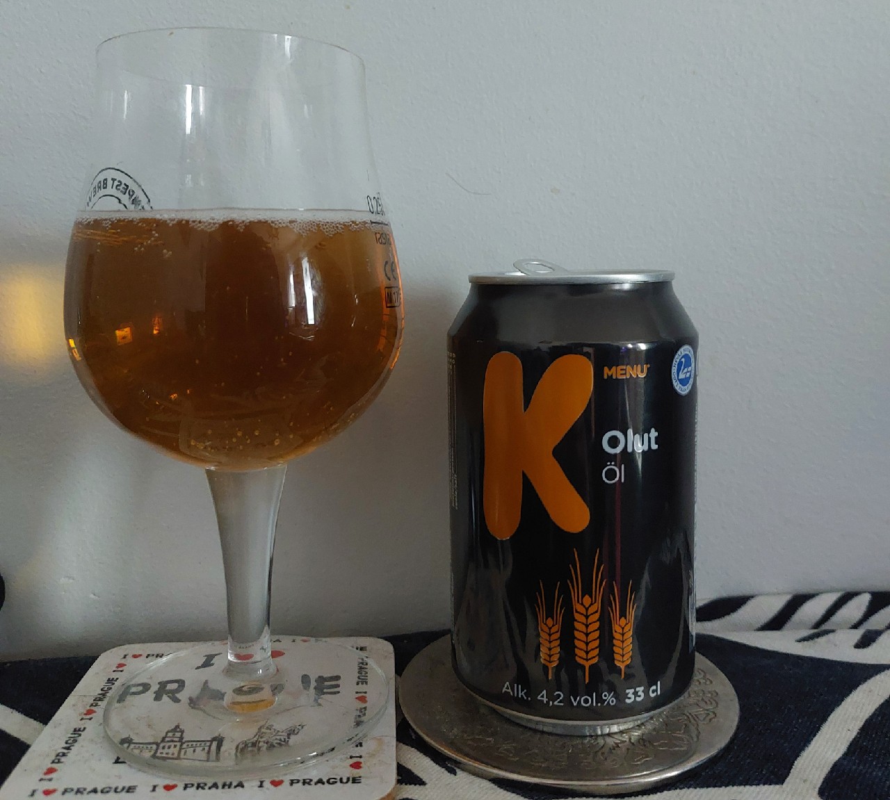 K-Menu Lager Olut 4.2%, Finland