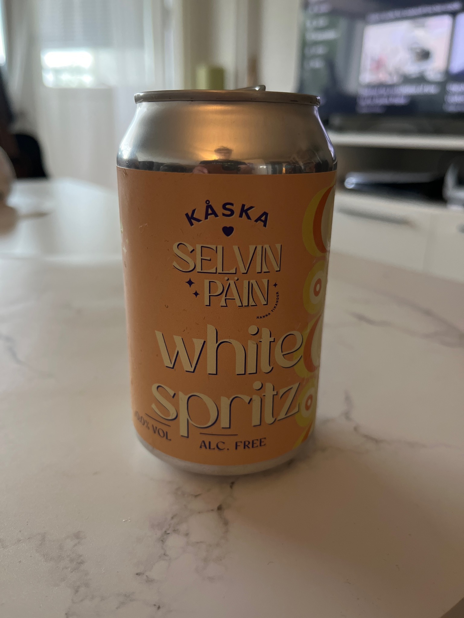 selvin päin white spritz, Kåska