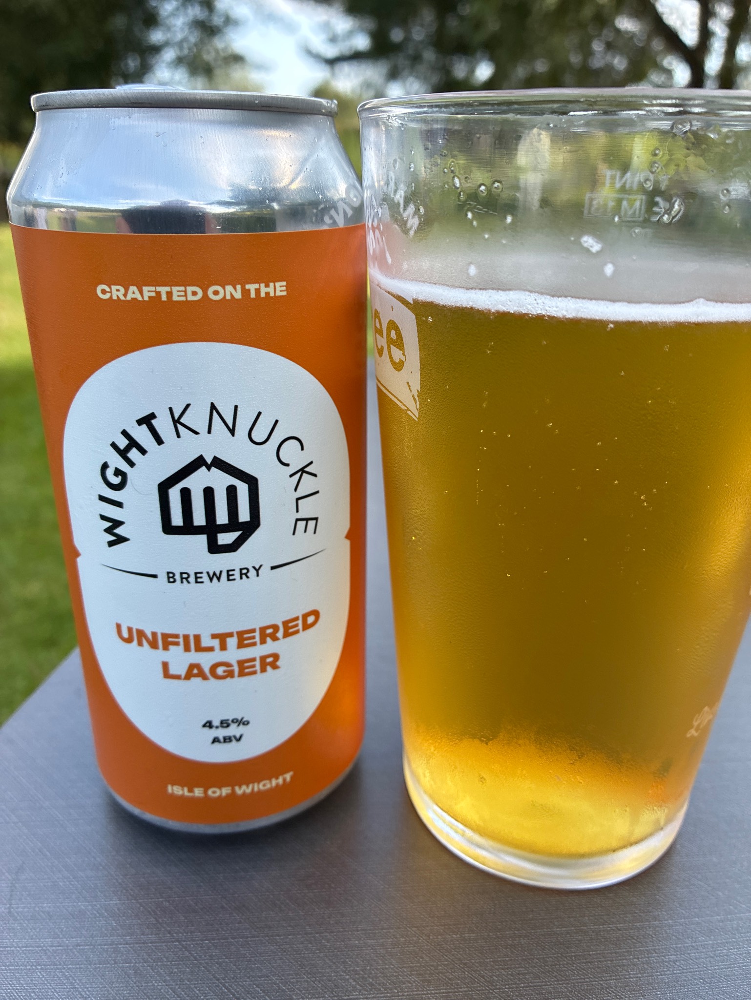 Unfiltered lager, Wight Knuckle Brewery (Isle of Wight )