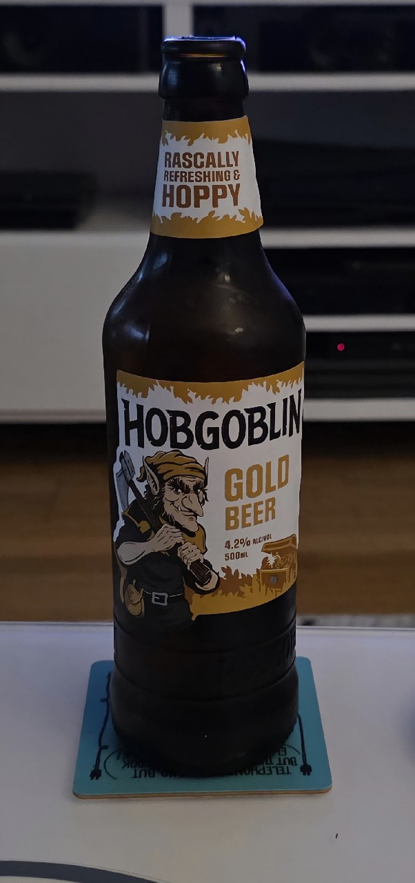 Hobgoblin Gold, Wychwood Brewery (Marston's Brewery)