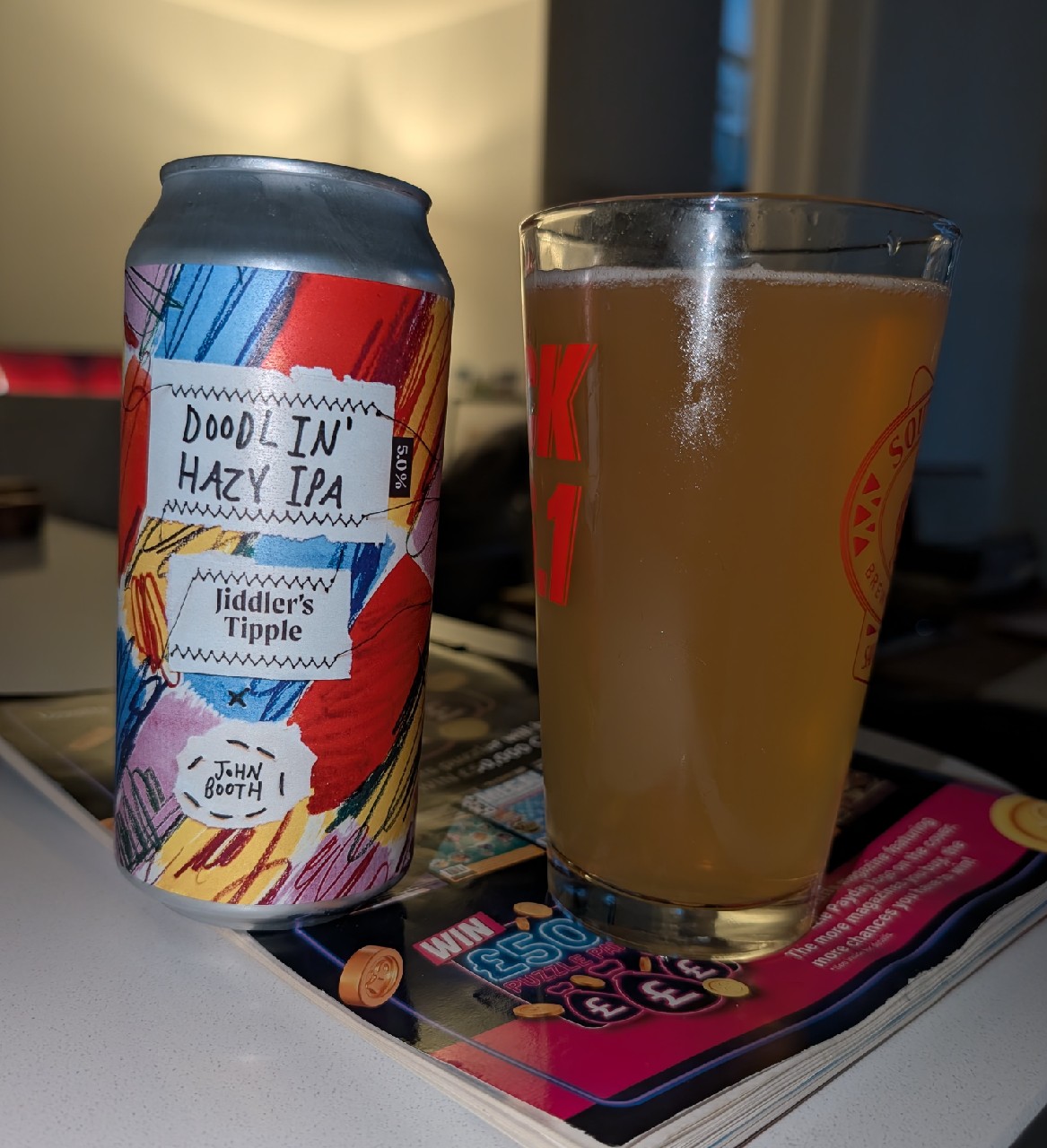 Doodlin Hazy IPA, Jiddler's Tipple
