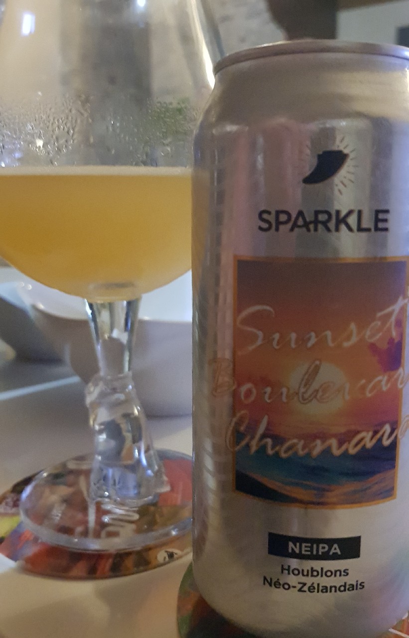 sunset boulevard chanard NEIPA NZ houblons, Sparkle