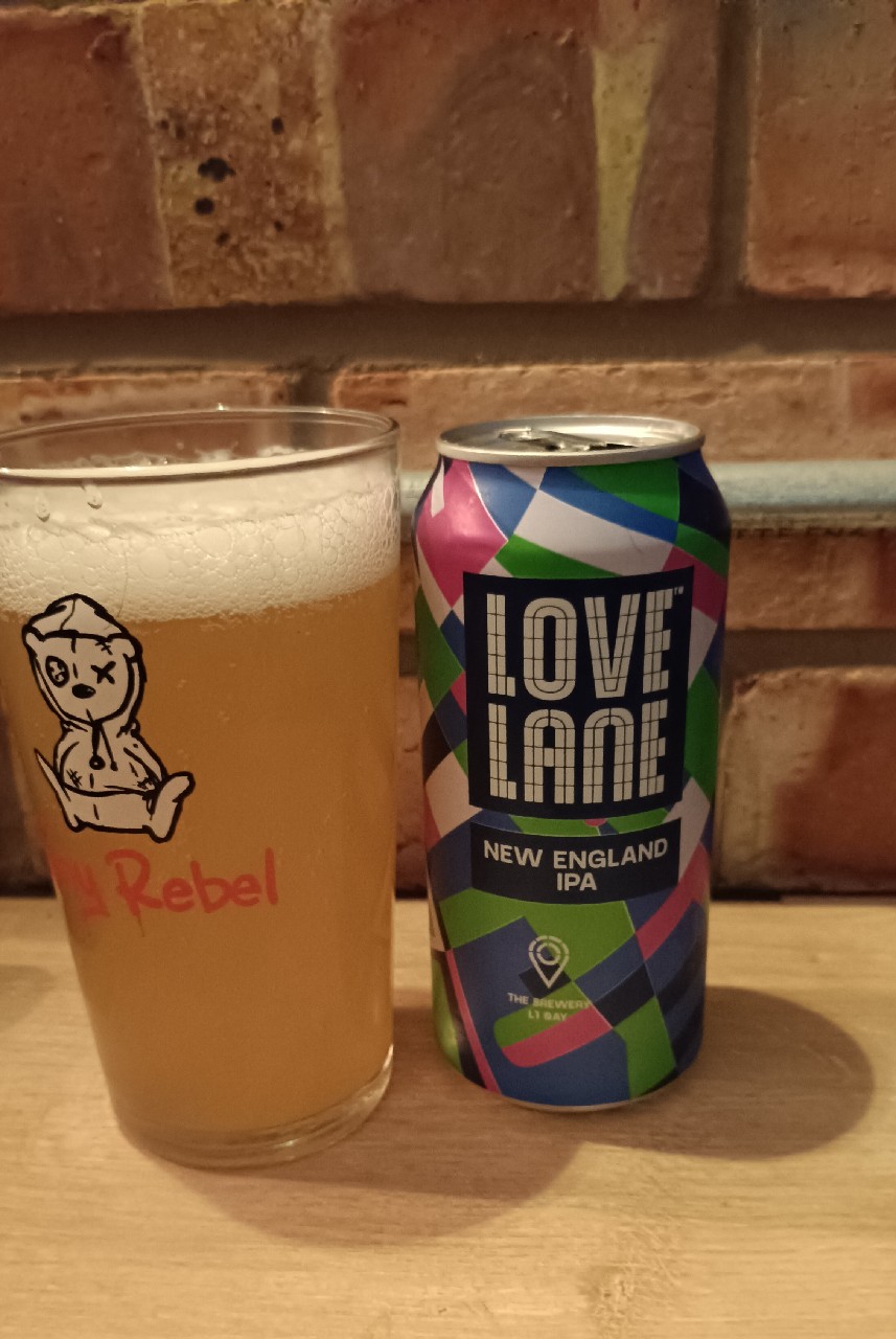 Love Lane New England IPA, Love Lane Brewing