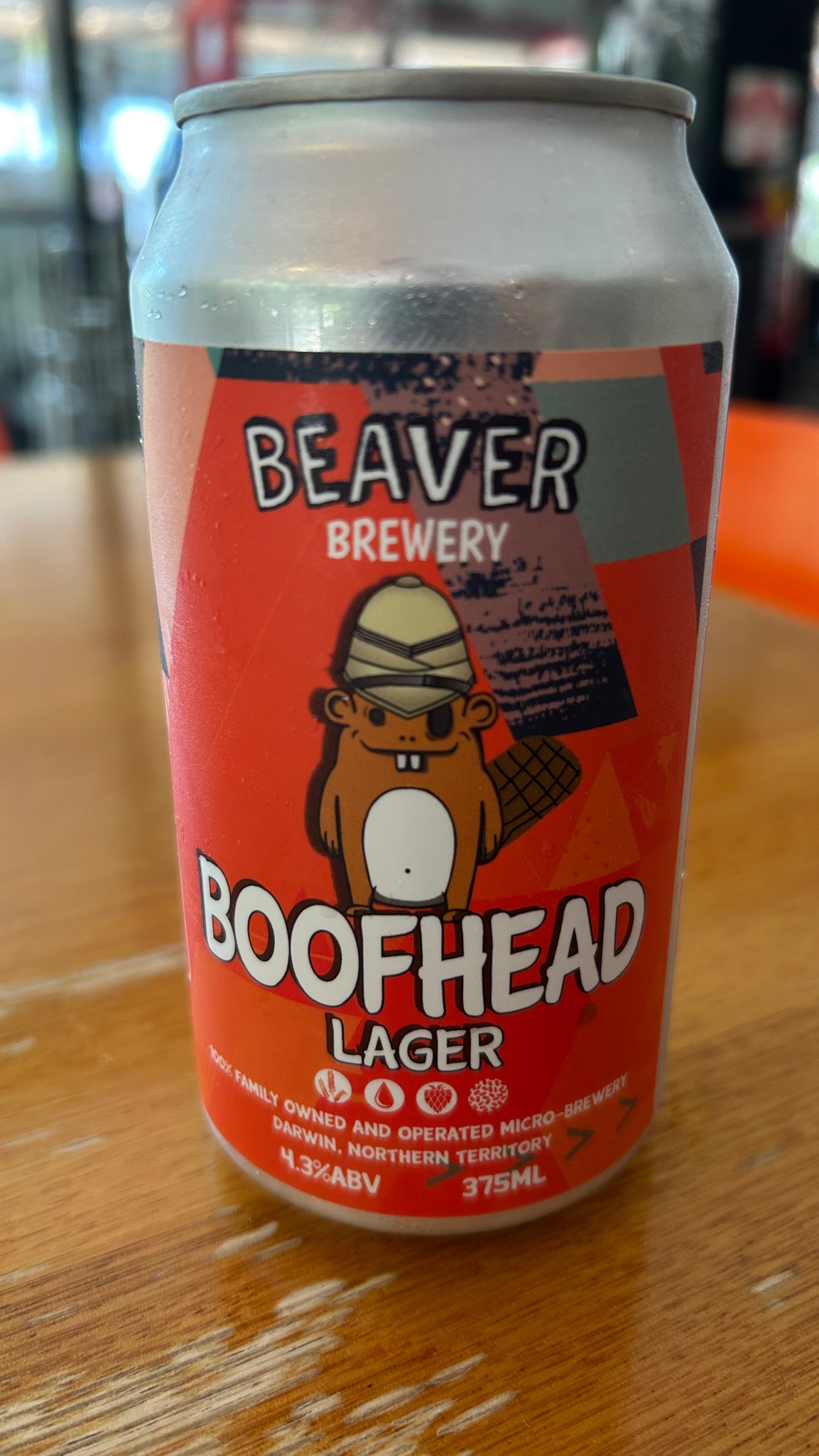Boofhead Lager, Beaver Brewery