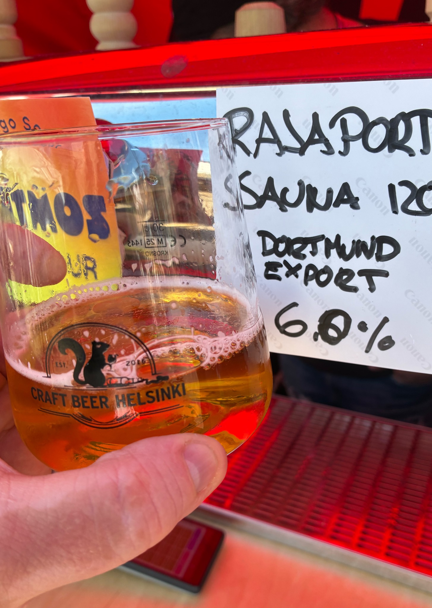 Rajaportin Sauna Juhlaolut 120v, Finland