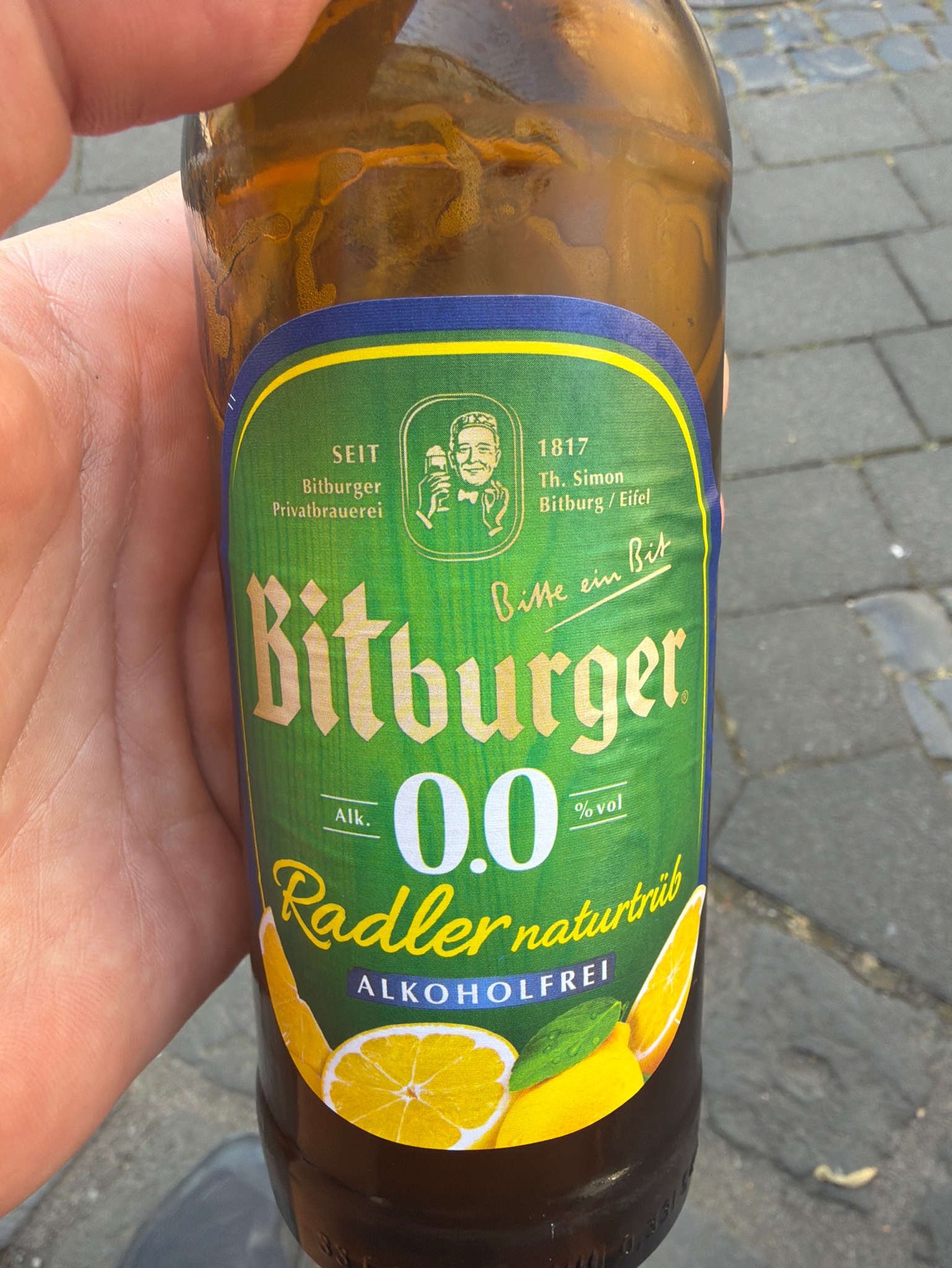 Bitburger 0,0% Radler Naturtrüb, Germany