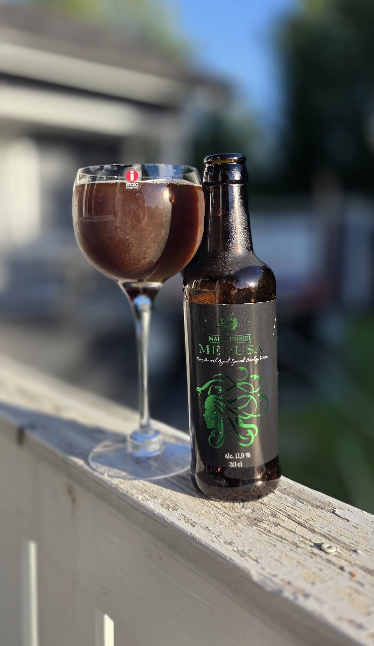 Medusa Rum Barrel Aged Spiced Barley Wine, Finland