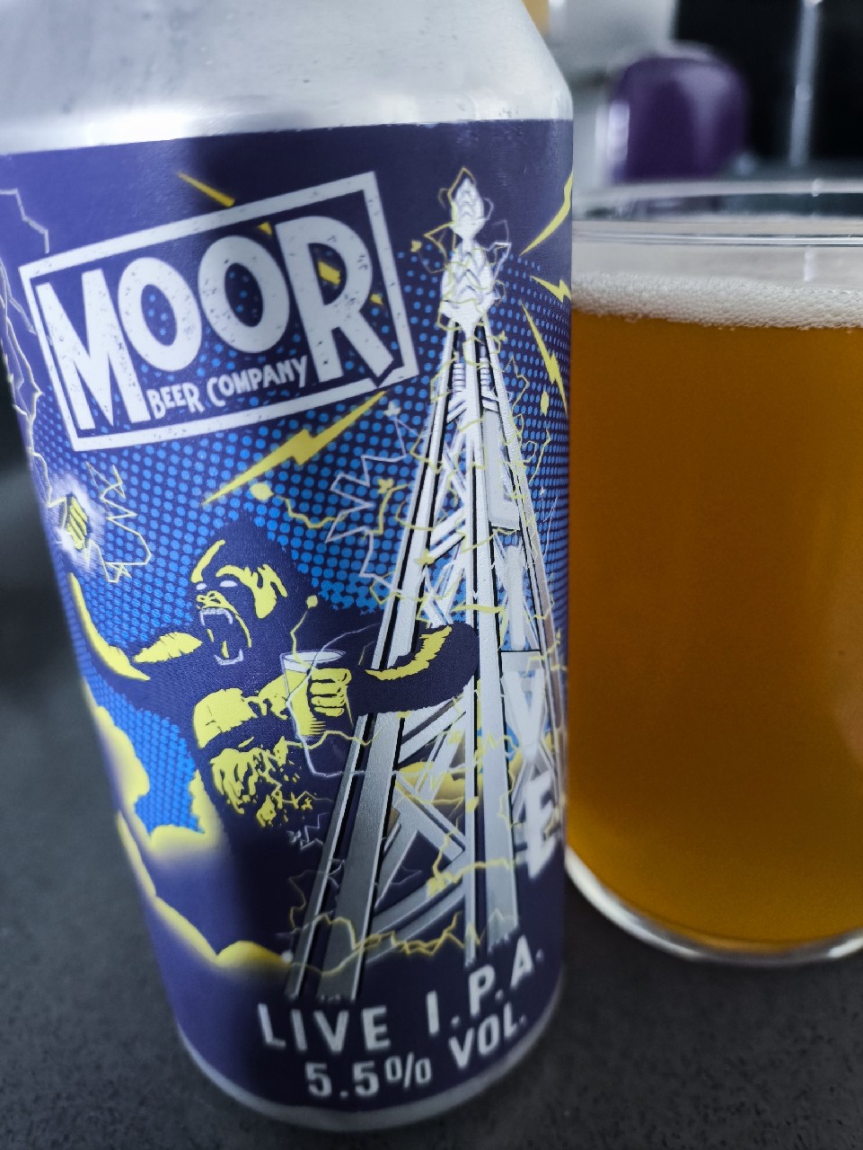 Live i.p.a, Moorhouse's Brewery