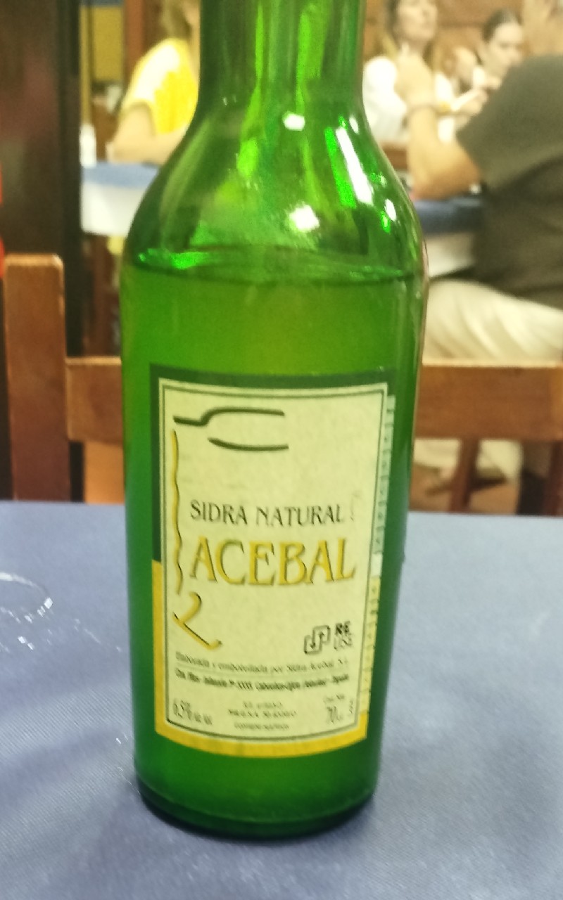 sidra natural acebal, Sidra acebal