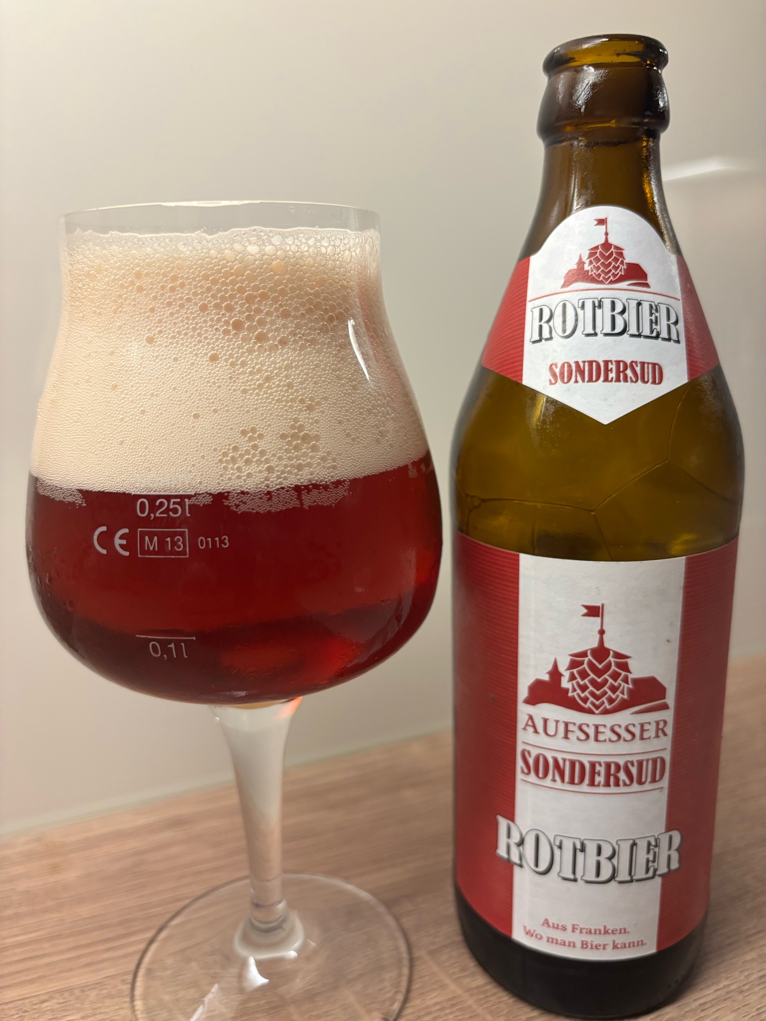 Aufsesser Sondersud Rotbier, Brauereigasthof Rothenbach (Aufsesser Brauerei)