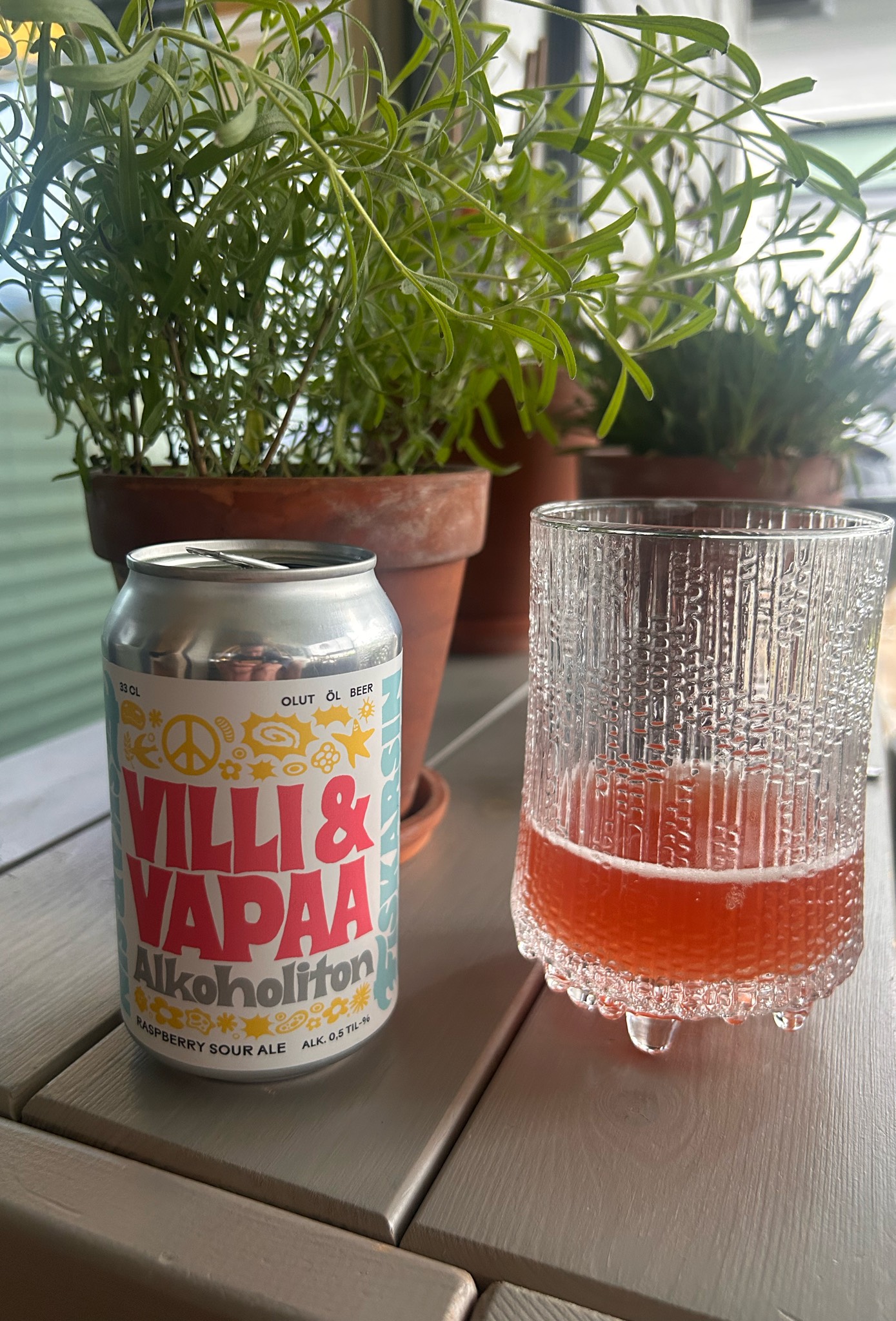 Villi & Vapaa Alkoholiton Raspberry Sour Ale, Finland
