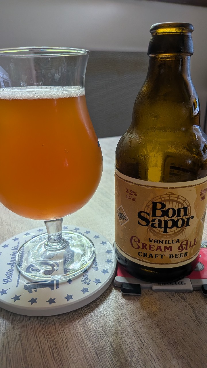 Bon Sapor Vanilla Cream Ale, iBiero