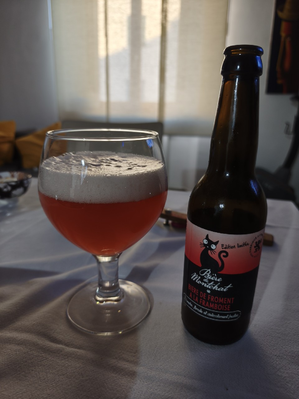 Bière de froment à la framboise, Bière De Montchat